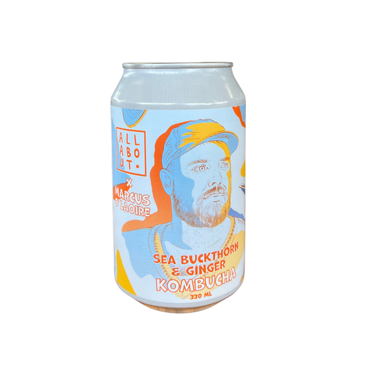 Marcus O' Laoire X All About - Limited Edition Sea Buckthorn & Ginger Kombucha